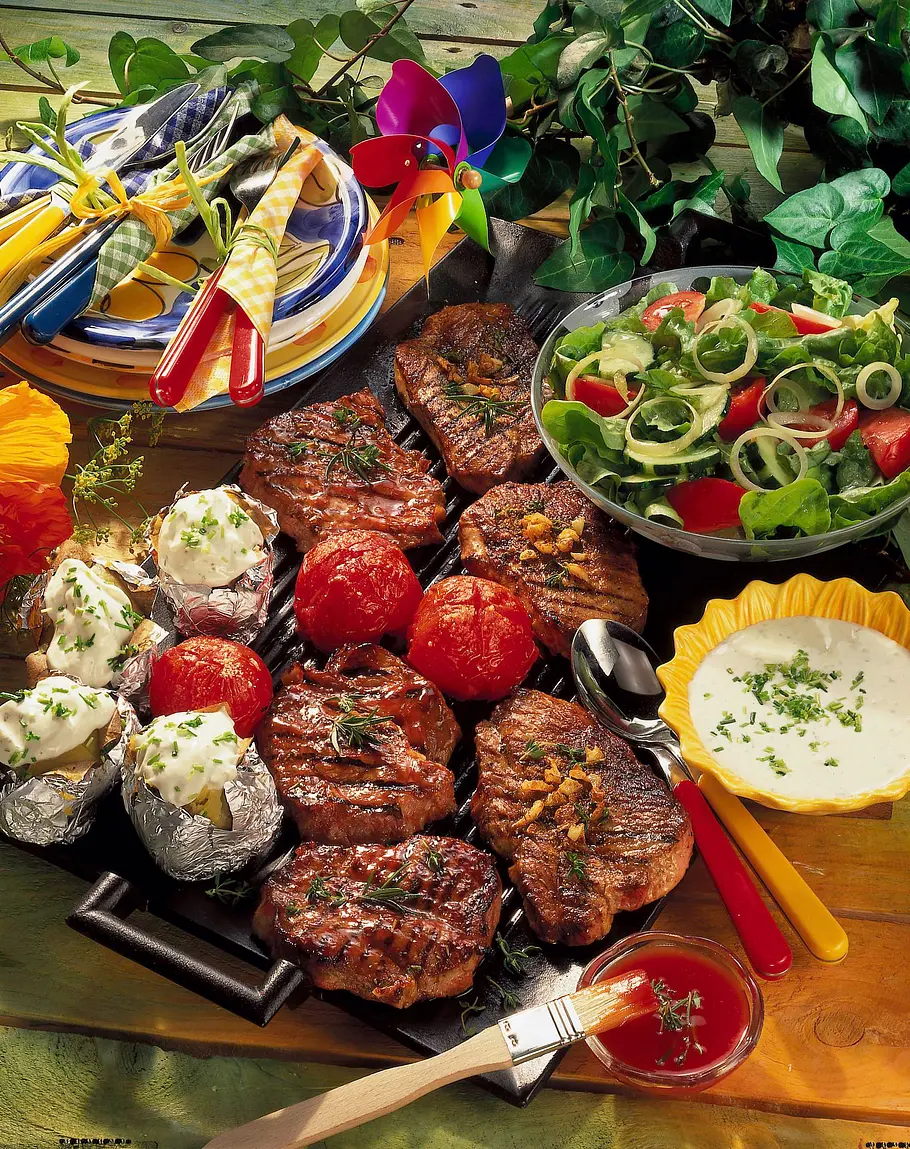 Würzige Nackensteaks Rezept Würzige Nackensteaks Rezept