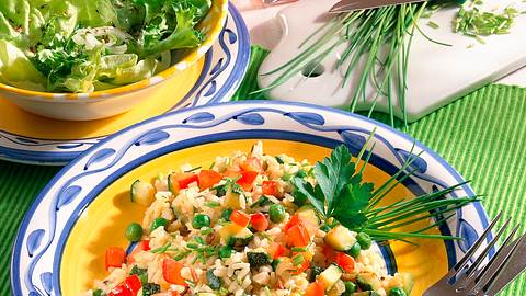 Würziger Gemüse-Reis Rezept - Foto: House of Food / Bauer Food Experts KG