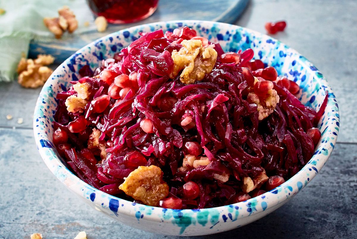 Xmas-Rotkohl zum Vorschmoren Rezept