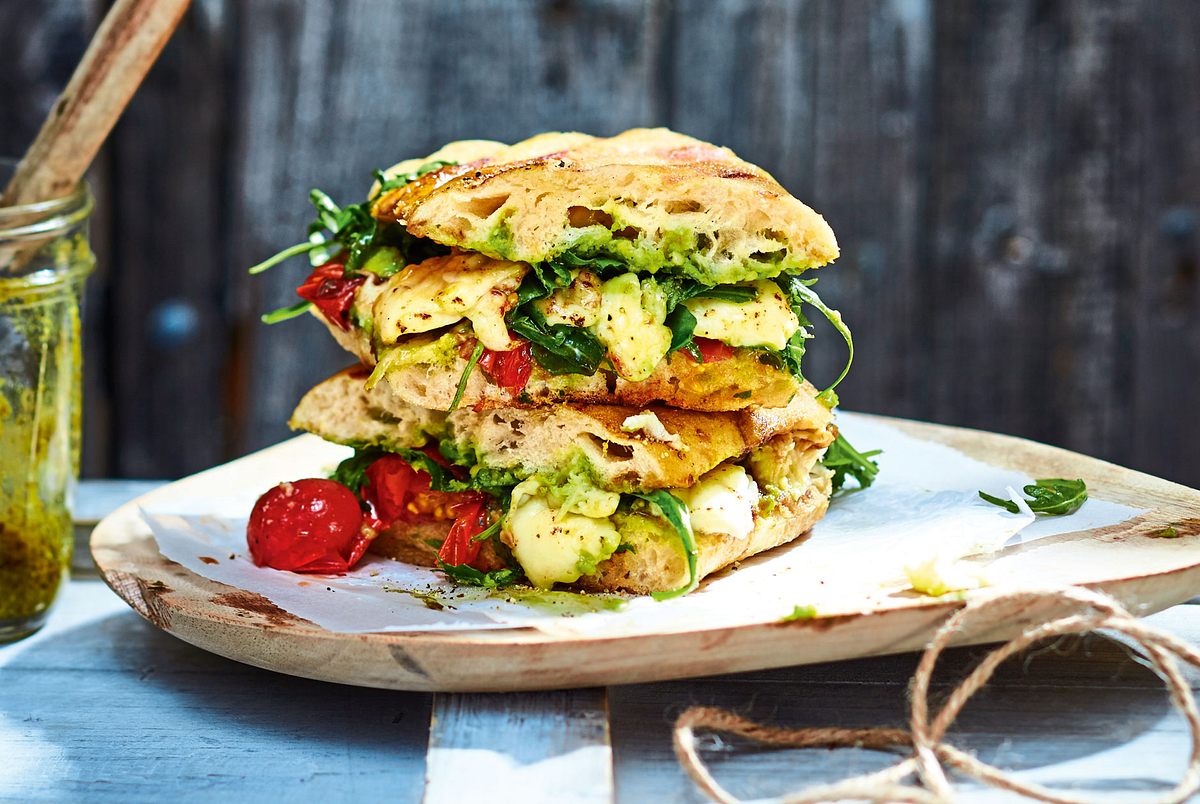 XXL-Panini „Tricolore“ Rezept