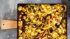 XXL-Raclette vom Blech Rezept - Foto: LECKER @ Bauer Media Group