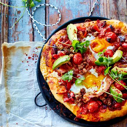Yippie-Ya-Yeah-Pizza Rezept