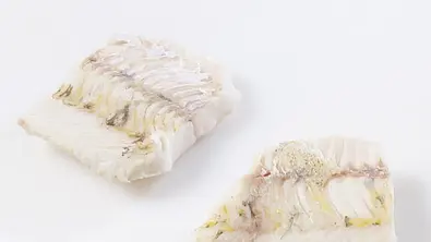 Zanderfilet mit Speckstippe - Zutaten für 4 Personen: