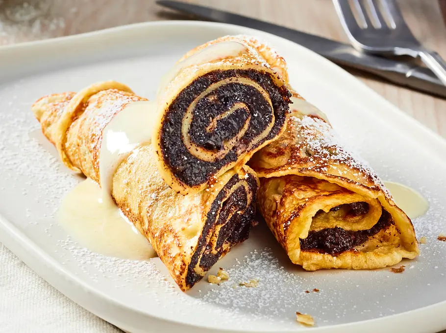Zarte Mohnpfannkuchen Süßes Glück Rezept Zarte Mohnpfannkuchen Süßes Glück Rezept