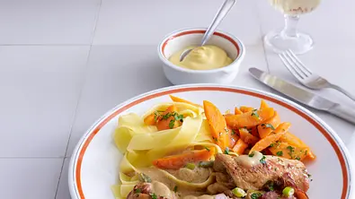 Zarte Putenschnitzel mit Honig-Senf-Füllung Rezept - Foto: LECKER @ Bauer Media Group