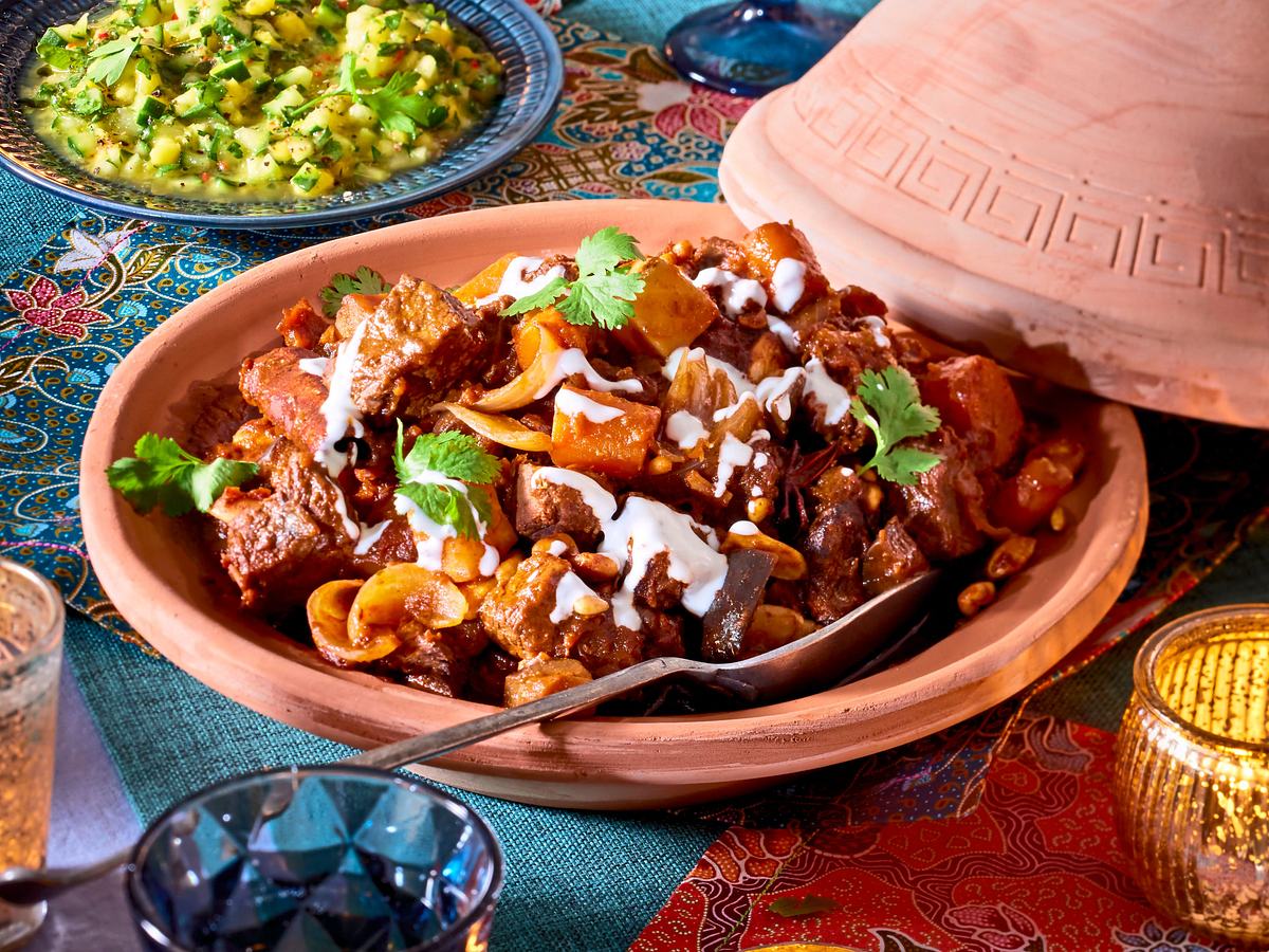 Zauberhaftes Gewürz-Gulasch aus der Tajine Rezept