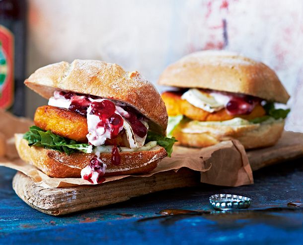 Ziegenkäse-Burger Rezept Ziegenkäse-Burger Rezept
