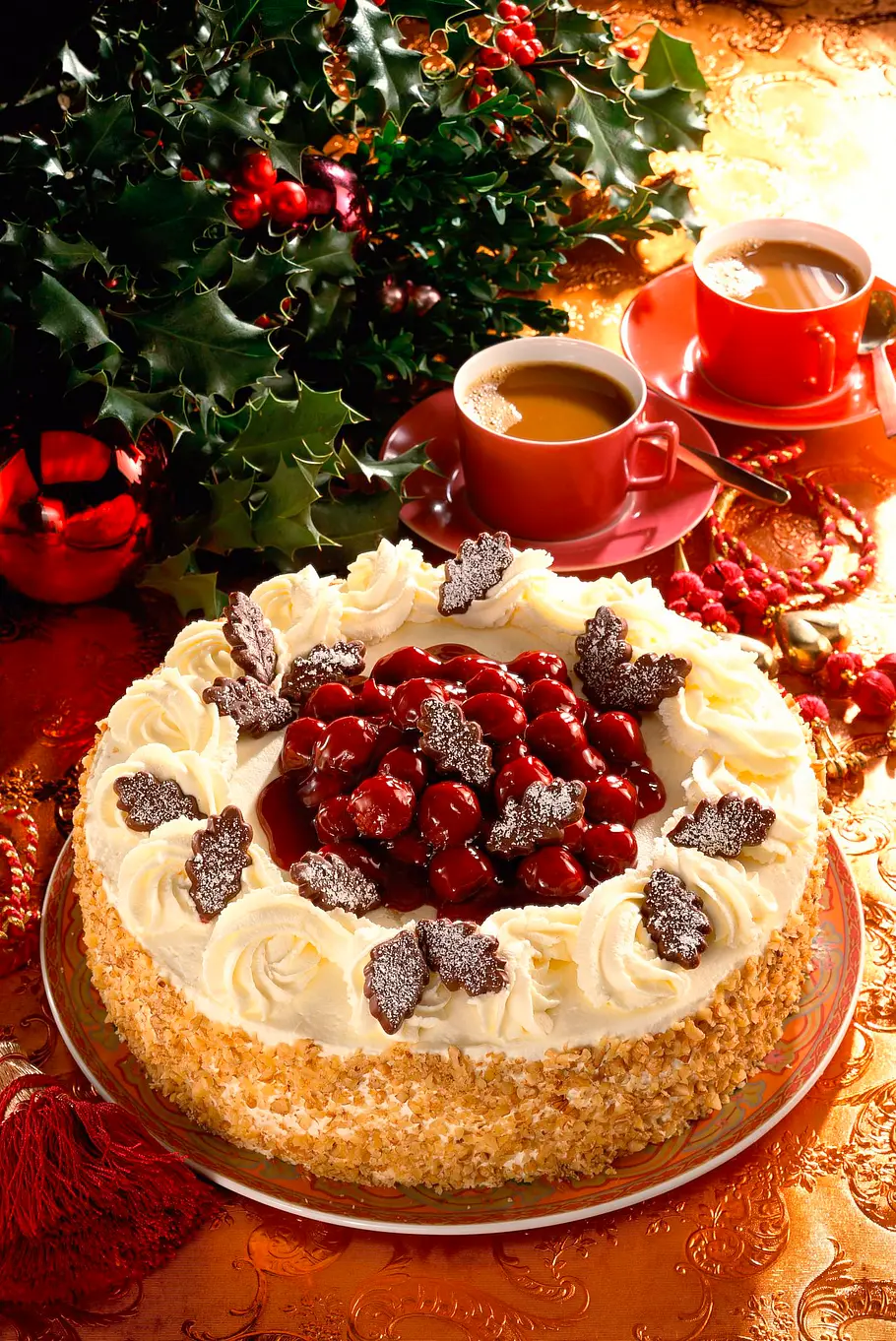Zimt-Kirschtorte Rezept