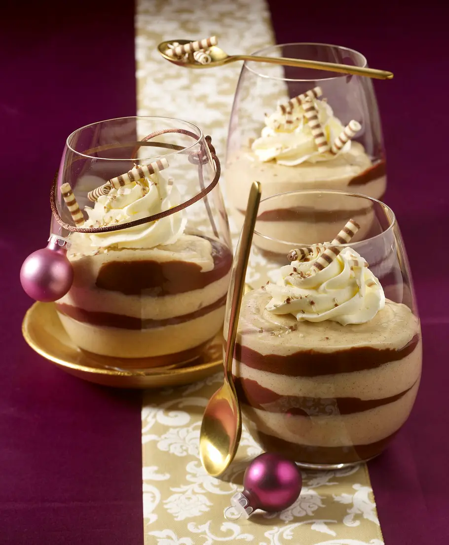 Zimt-Schokomousse-Schichtdessert Rezept Zimt-Schokomousse-Schichtdessert Rezept
