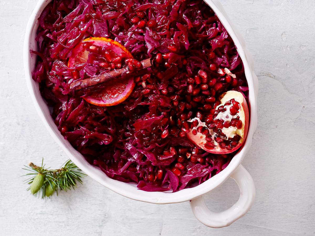 Zimtrotkohl mit Gin Rezept