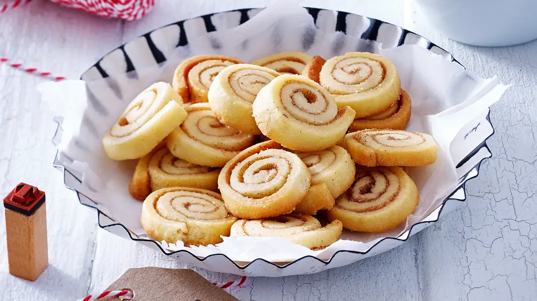 Zimtschnecken-Plätzchen Rezept - Foto: LECKER @ Bauer Media Group Zimtschnecken-Plätzchen Rezept - Foto: LECKER @ Bauer Media Group