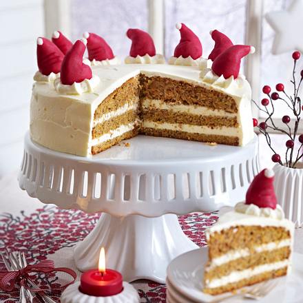 Zipfelige Möhren-Orangen-Torte Rezept Zipfelige Möhren-Orangen-Torte Rezept
