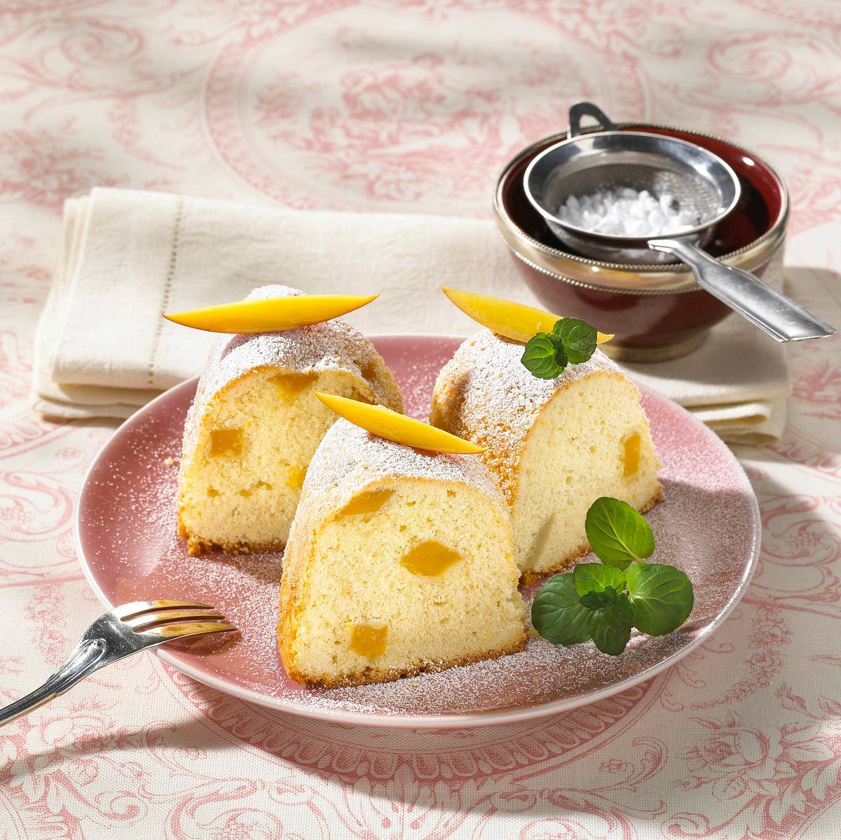 Zitronen-Mango-Kuchen Rezept