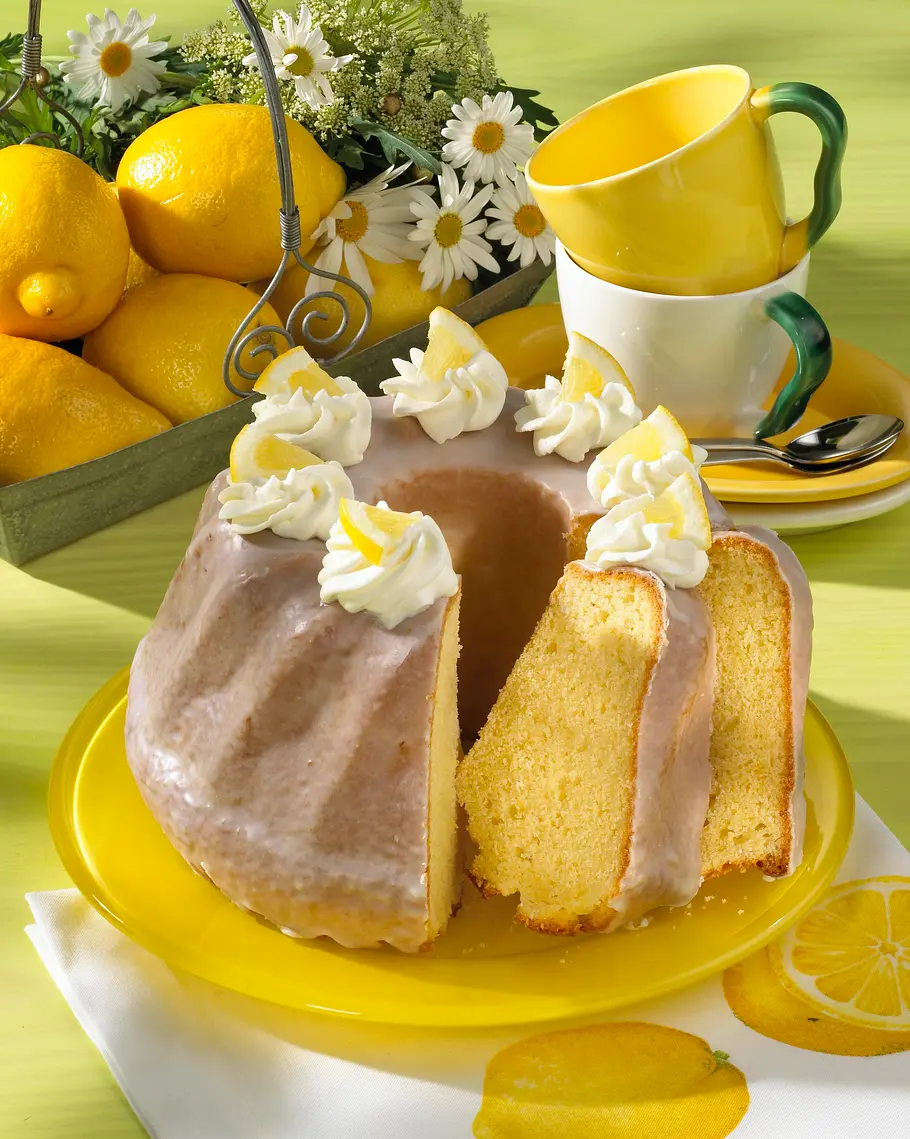 Zitronen-Napfkuchen Rezept