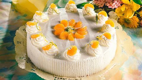 Zitronen-Quark-Torte mit Mandarinen Rezept - Foto: House of Food / Bauer Food Experts KG