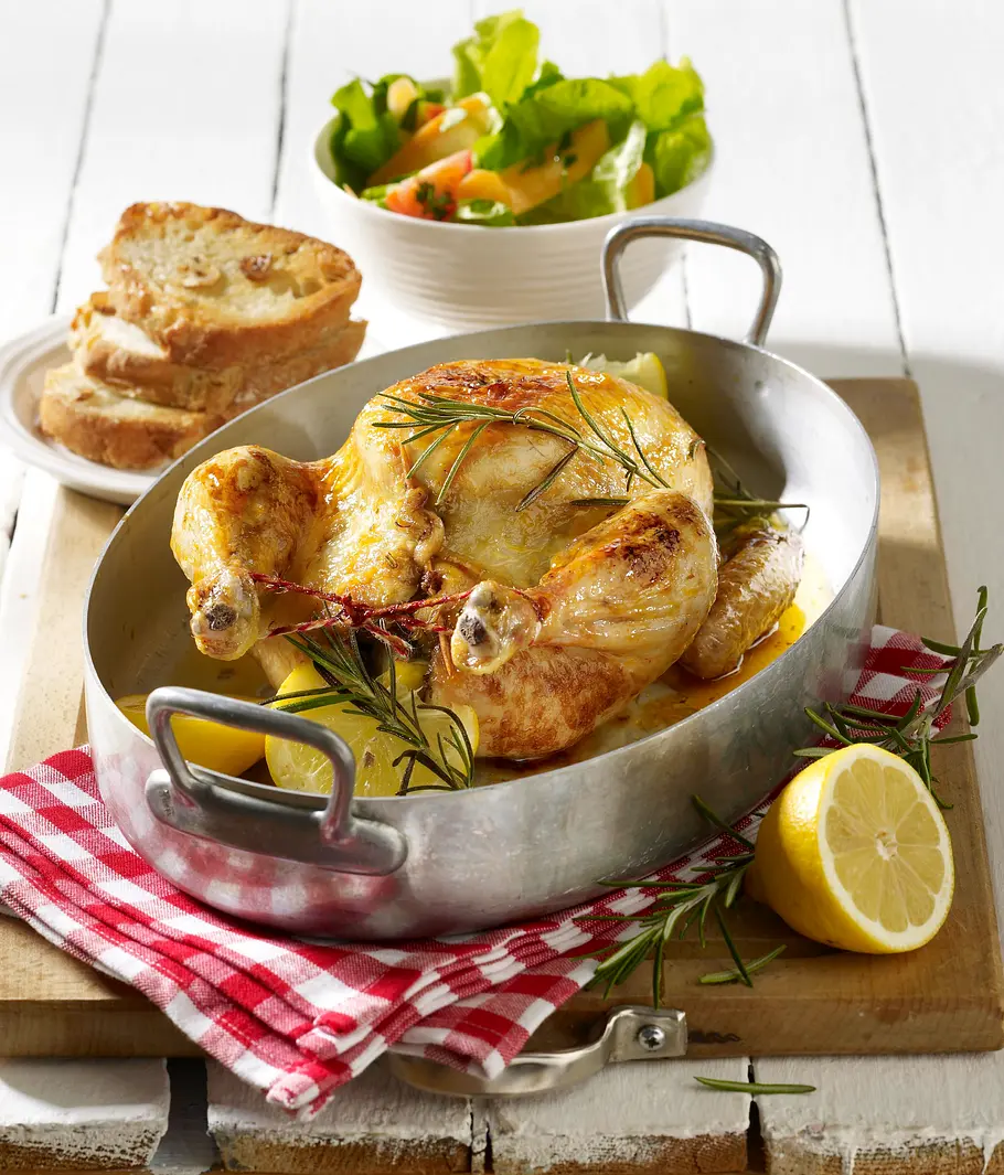 Zitronen-Rosmarin-Hähnchen Rezept Zitronen-Rosmarin-Hähnchen Rezept