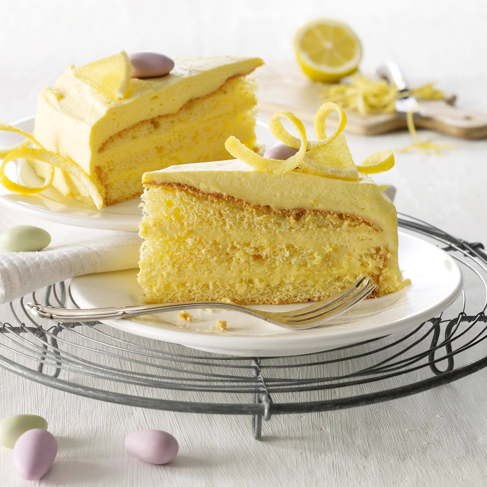 Zitronencreme-Torte Rezept | LECKER