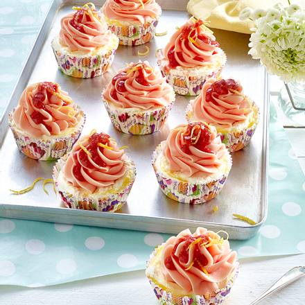 Zitroneneis-Cupcakes Rezept Zitroneneis-Cupcakes Rezept
