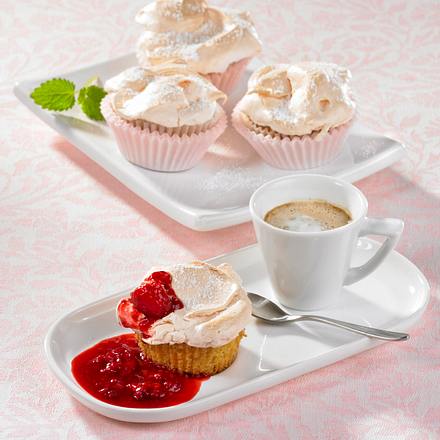 Zitronenmuffins mit Baiser Rezept Zitronenmuffins mit Baiser Rezept