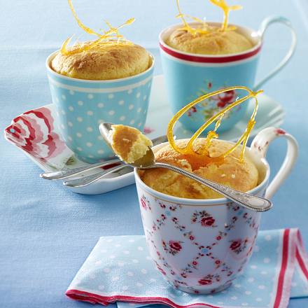 Zitronenpudding mit Karamell Rezept