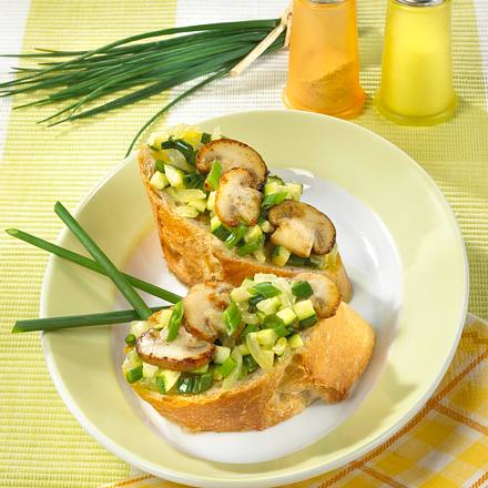 Zucchini-Champignon-Baguettes Rezept Zucchini-Champignon-Baguettes Rezept