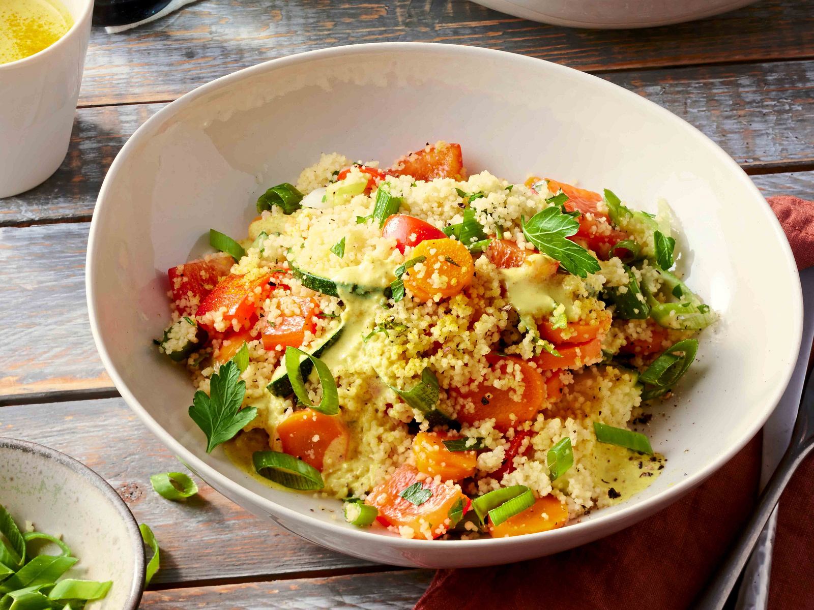 ZucchiniCouscousSalat fürs Büro Rezept LECKER