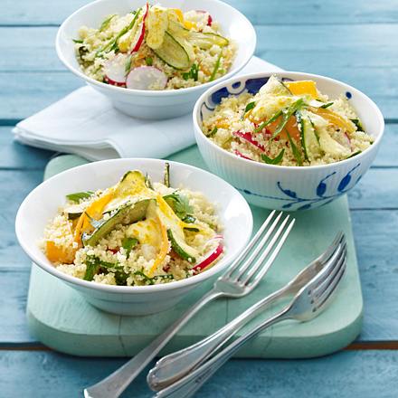 Zucchini-Couscoussalat Rezept