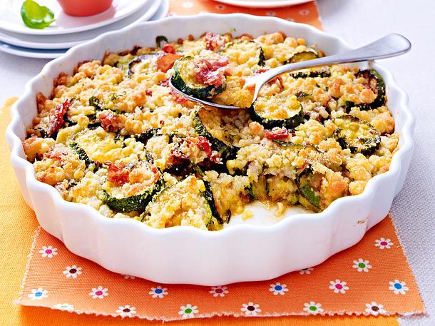 Zucchini-Crumble Rezept