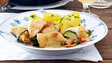 Zucchini-Fisch-Pfanne Rezept - Foto: LECKER @ Bauer Media Group