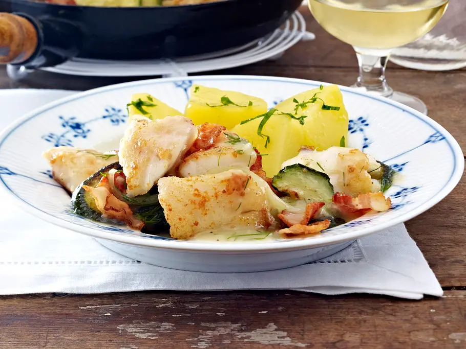 Zucchini-Fisch-Pfanne Rezept