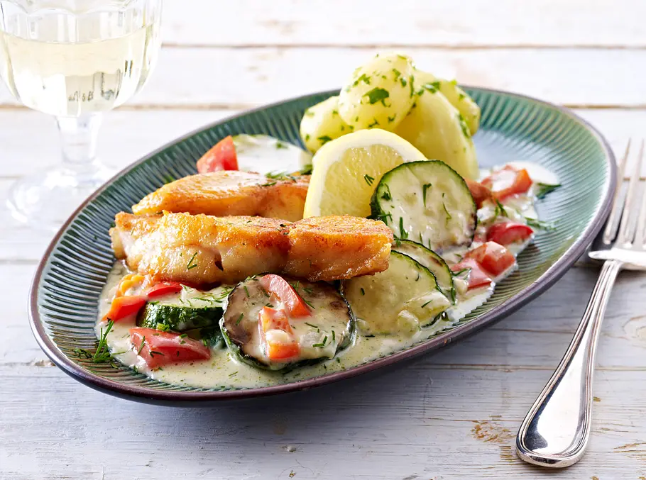 Zucchini-Fischpfanne Rezept