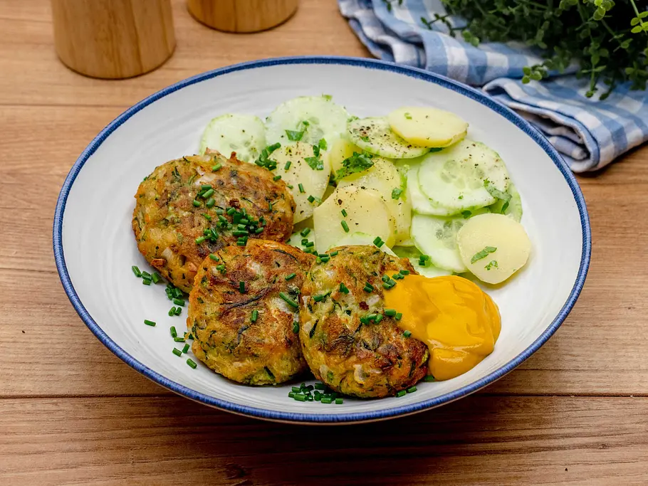 Zucchini-Bratlinge Rezept Zucchini-Bratlinge Rezept