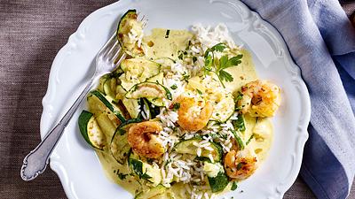 Zucchini-Garnelen-Curry Rezept - Foto: House of Food / Bauer Food Experts KG