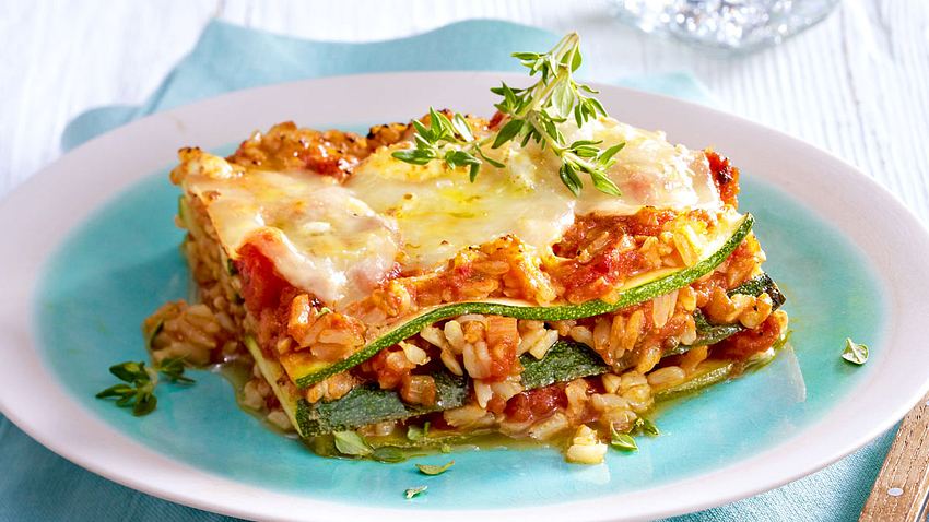 Zucchini-Reis-Lasagne Rezept - Foto: House of Food / Bauer Food Experts KG