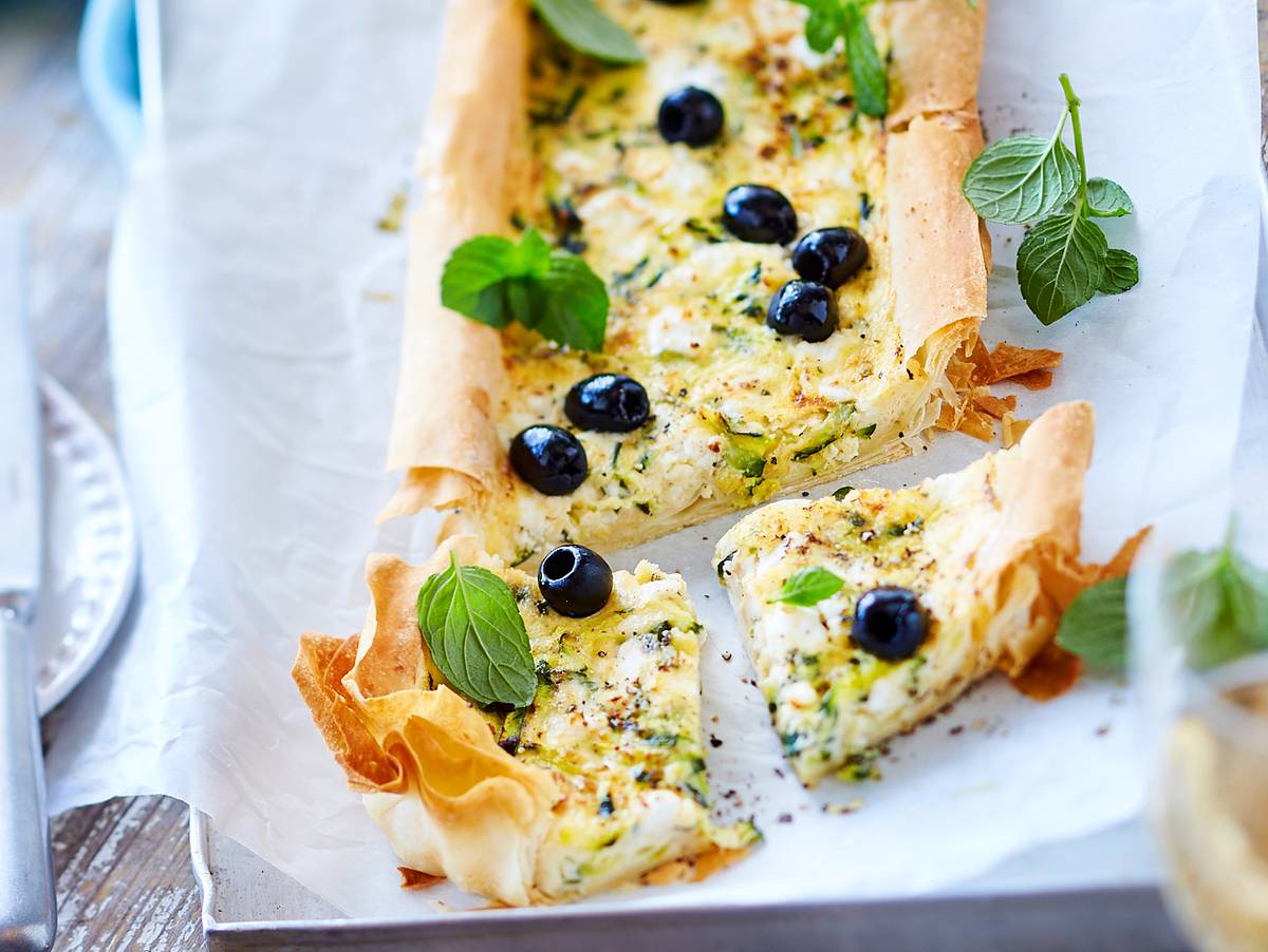 Zucchini-Tarte für grüne Gaumen Rezept