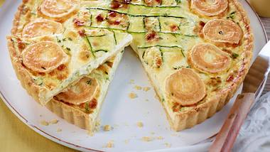 Zucchini-Ziegenkäse-Tarte Rezept - Foto: House of Food / Bauer Food Experts KG