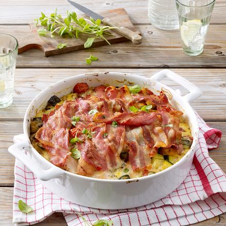 Zucchiniauflauf mit Hähnchen Rezept Zucchiniauflauf mit Hähnchen Rezept