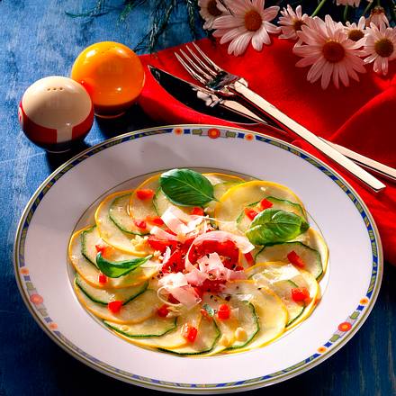 Zucchinicarpaccio Rezept