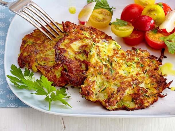 Zucchinipuffer - Das Einfache Rezept