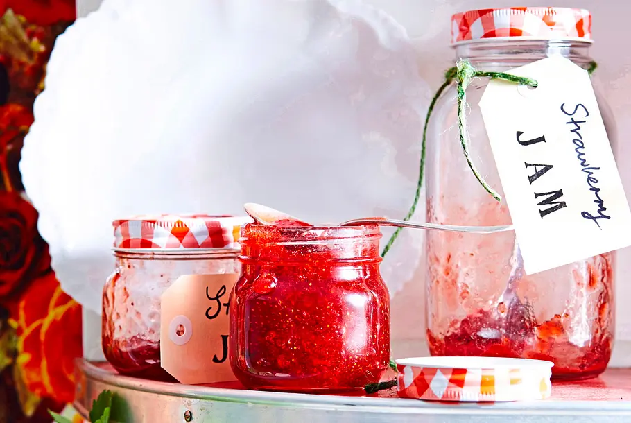 Zuckerfreie Erdbeerkonfitüre Rezept Zuckerfreie Erdbeerkonfitüre Rezept