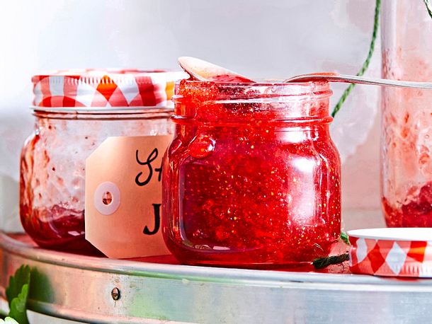 Zuckerfreie Erdbeerkonfitüre Rezept