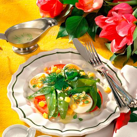 Zuckerschotensalat Rezept