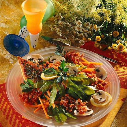 Zuckerschotensalat Rezept