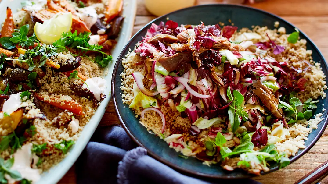 Zweierlei Couscous-Salat Rezept - Foto: LECKER @ Bauer Media Group Zweierlei Couscous-Salat Rezept - Foto: LECKER @ Bauer Media Group