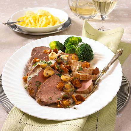 Zweierlei Filetbraten Rezept Zweierlei Filetbraten Rezept