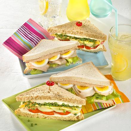 Zweierlei Sandwiches Rezept