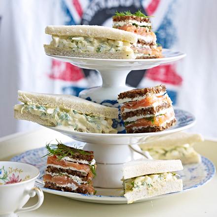 Zweierlei Sandwiches Rezept Zweierlei Sandwiches Rezept