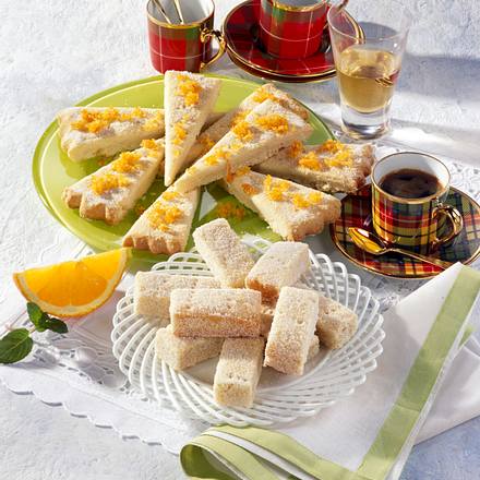 Zweierlei Shortbread Rezept Zweierlei Shortbread Rezept