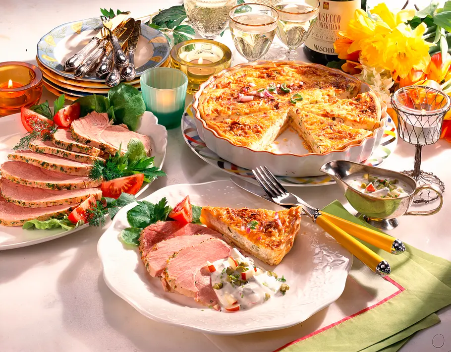 Zwiebel-Käse-Quiche Rezept