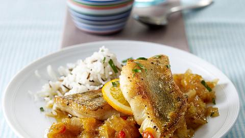 Zwiebel-Orangen-Chutney zu Zanderfilet Rezept - Foto: House of Food / Bauer Food Experts KG